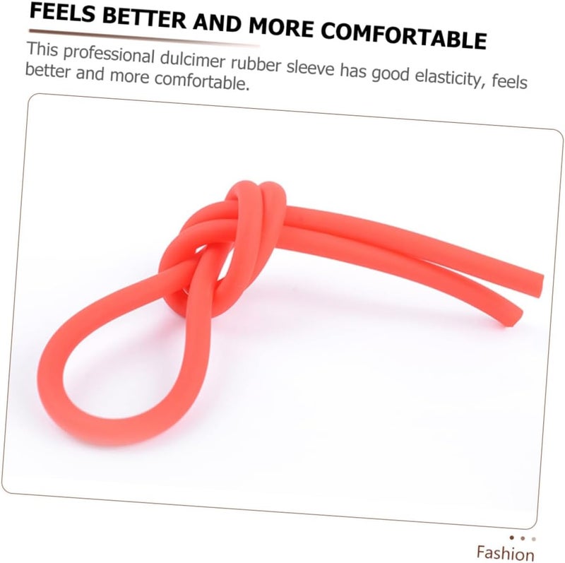 FAVOMOTO 10pcs Yangqin Leather Pipe Rubber Tube Accessories Elastic for Dulcimer Parts - Image 2