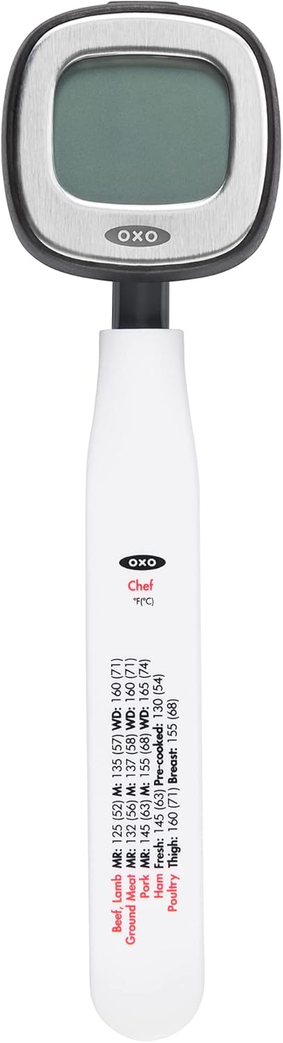 OXO Good Grips Chef's Precision Digital Instant Read Thermometer, Metallic Black - Image 1