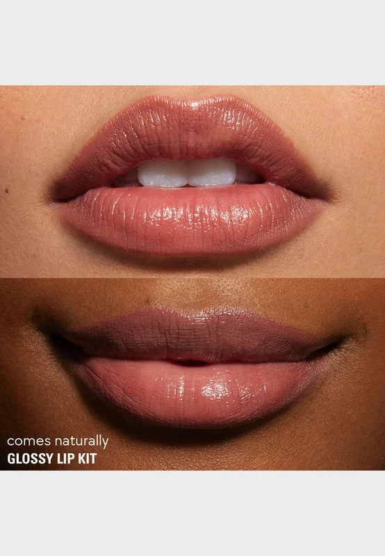Kylie Cosmetics Glossy Lip Kit - Comes Naturally
