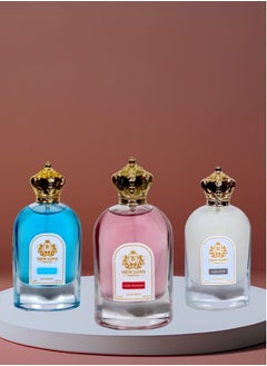 A set of pomegranate musk, powder musk and special white musk perfume, 100ml EDP