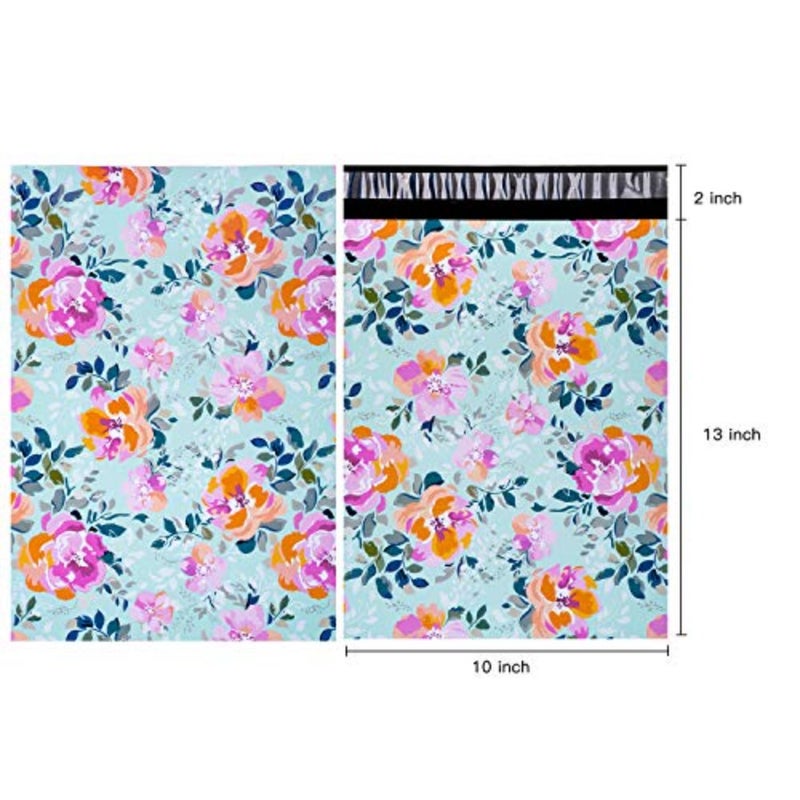 Poly Mailers Shipping Bags Pretty Thick Self Adhesive Mailing Envelopes, 10x13 Inch, 40 Pack - Spring - Image 2