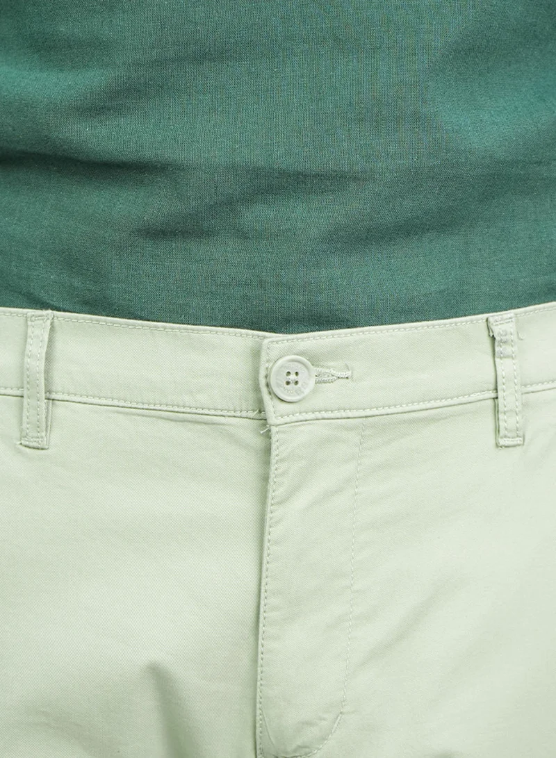 GIORDANO  Men’s Slim Tapered Stretch Twill Khakis with Elastic Waist for Men | Best Price UAE