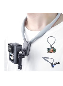 KASTWAVE Magnetic POV Neck Selfie Holder for Phone GoPro, Video Vlog Necklace Collar Holder Chest Shoulder Body Strap Mount for Go Pro for Max for Hero for Insta360 for DJI Action for iPhone for Android  - Image 1