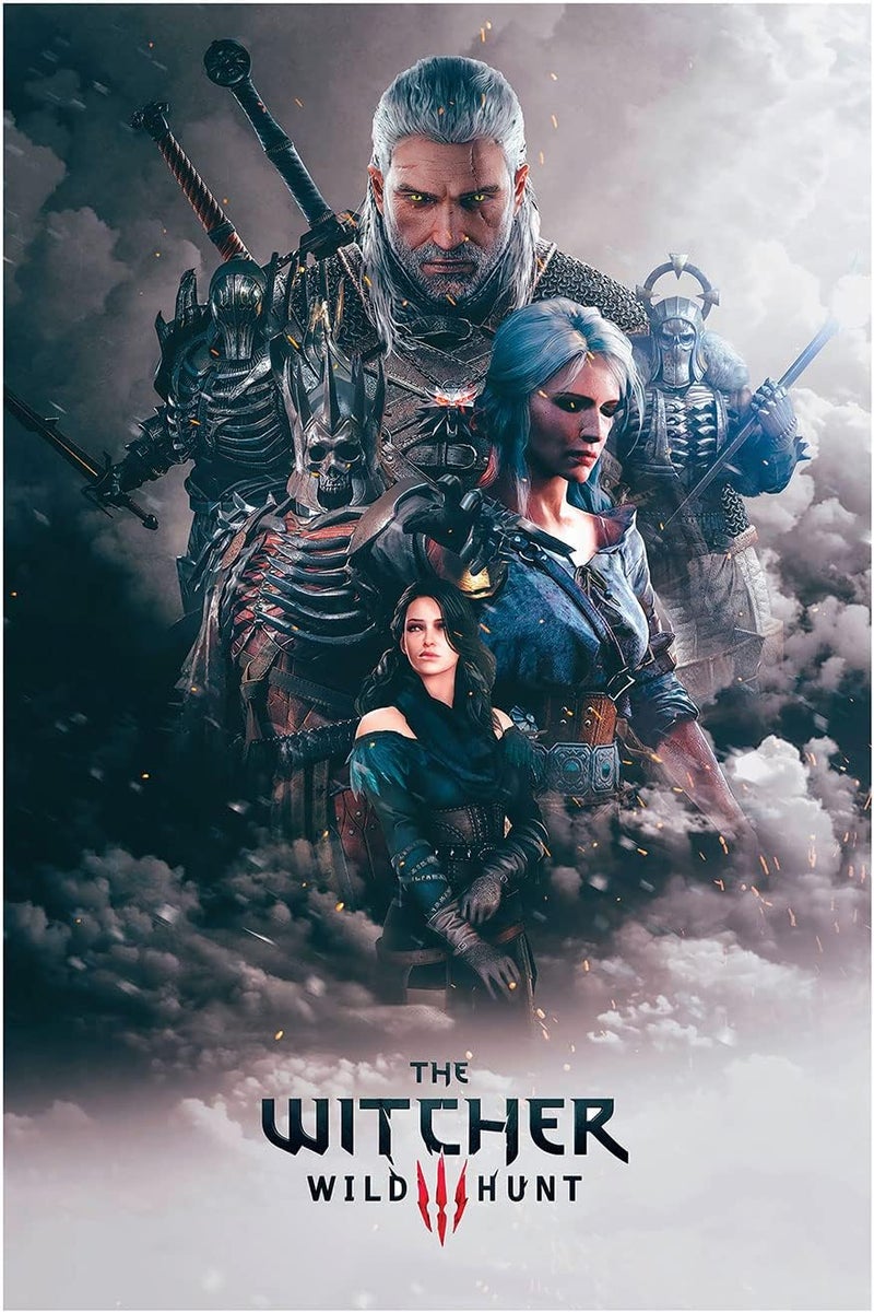 Ukeclvd The Witcher 3 Wild Hunt Video Game Poster - Image 1