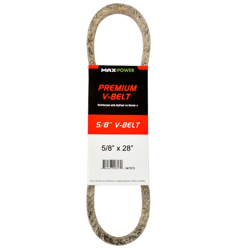 Maxpower 347573 Premium Belt Reinforced with Kevlar Fiber Cords 58 x 28