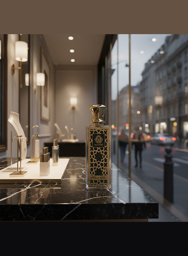 MARTINI Urban Soul Eau de Parfum Modern Woody Oriental Unisex Fragrance Long-Lasting Niche Perfume 75ml - Image 3