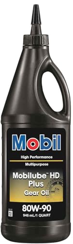 Mobil 1 1025081 Mobilube HD Plus Gear Lube 80W90 1 Quart Sold Individually - Image 1