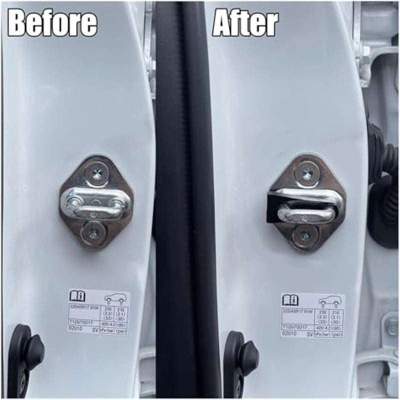 QASULER Car Door Lock Sound Deadener Damper - Image 2