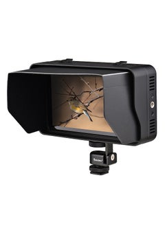 R5II 5.5 Inch Compact 4K Camera Field Monitor Touchscreen HDMI Input & Output 800Nits Hight Brightness HDR Monitoring 3D LUT with Sunshade for DSLR Camera