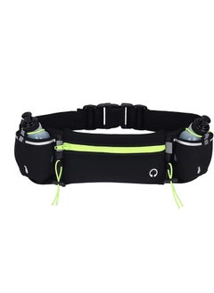 Garlo Upgraded Running Belt with Water Bottle, Running  Pack with Adjustable Straps, Large Pocket Waist Bag Phone Holder for Running Fits Smartphones, Running Pouch  - Image 1