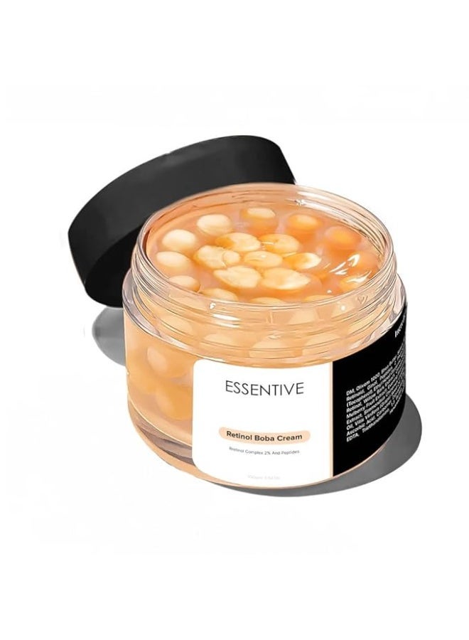 ESSENTIVE Dual Retinoid & Peptide Night Cream | Smart Retinoid-Peptide Complex with Matrixyl, Argireline, Copper & Niacinamide | Wrinkle Repair, Firming & Brightening Moisturiser - Image 1