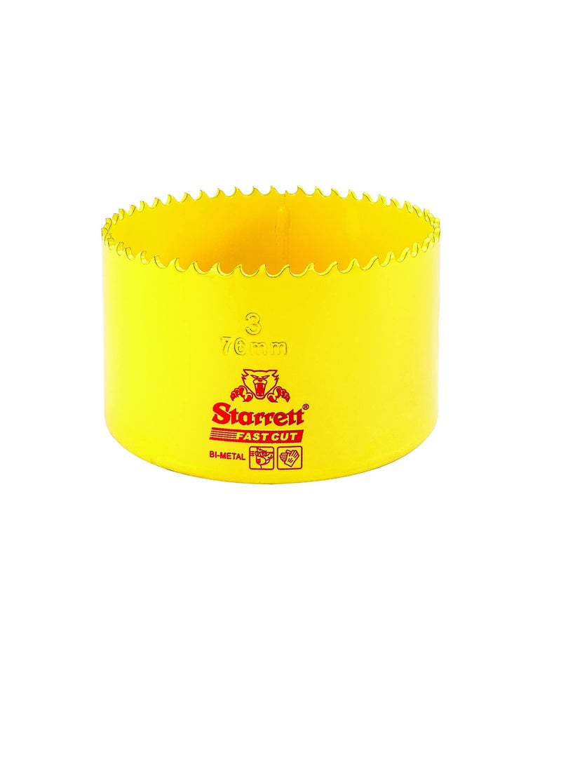 Starrett - HSS FASTCUT HOLESAW 3" (76MM) - Image 1