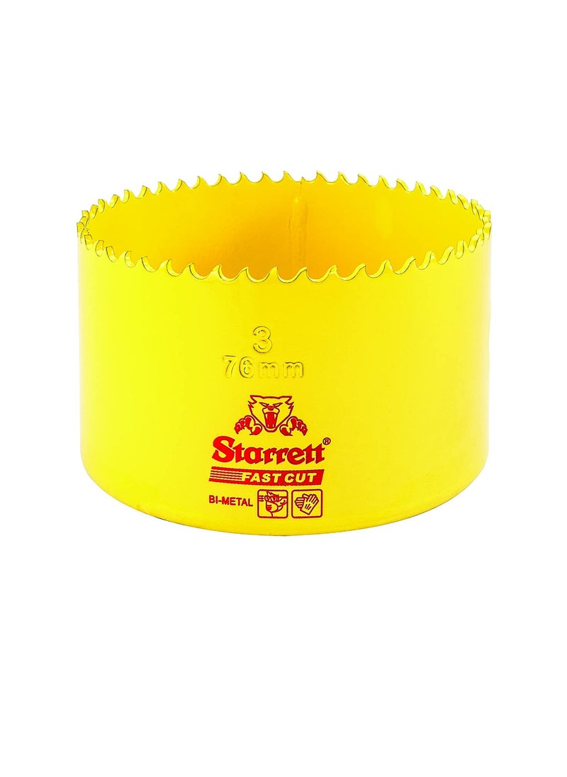 Starrett - HSS FASTCUT HOLESAW 3" (76MM) - Image 1
