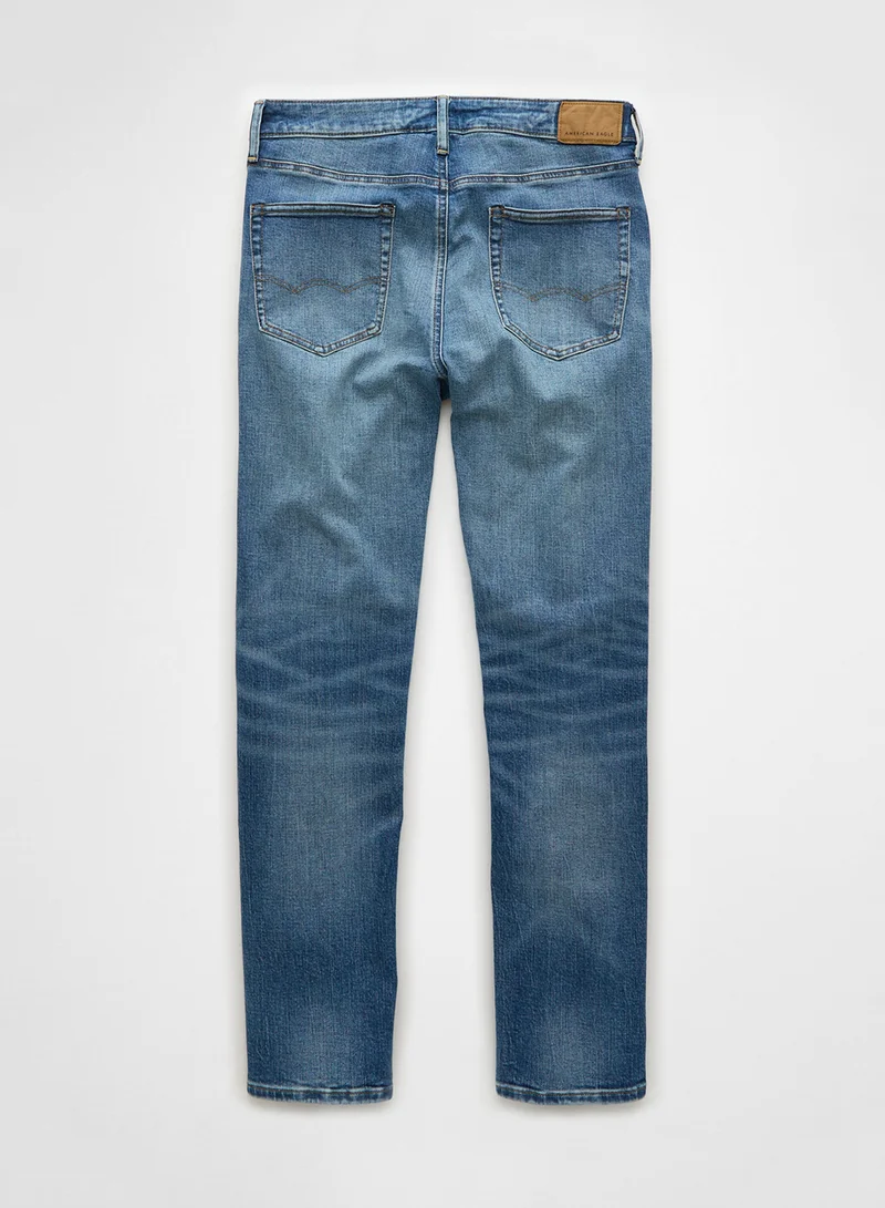 امريكان ايجل Airflex Athletic Straight Jeans