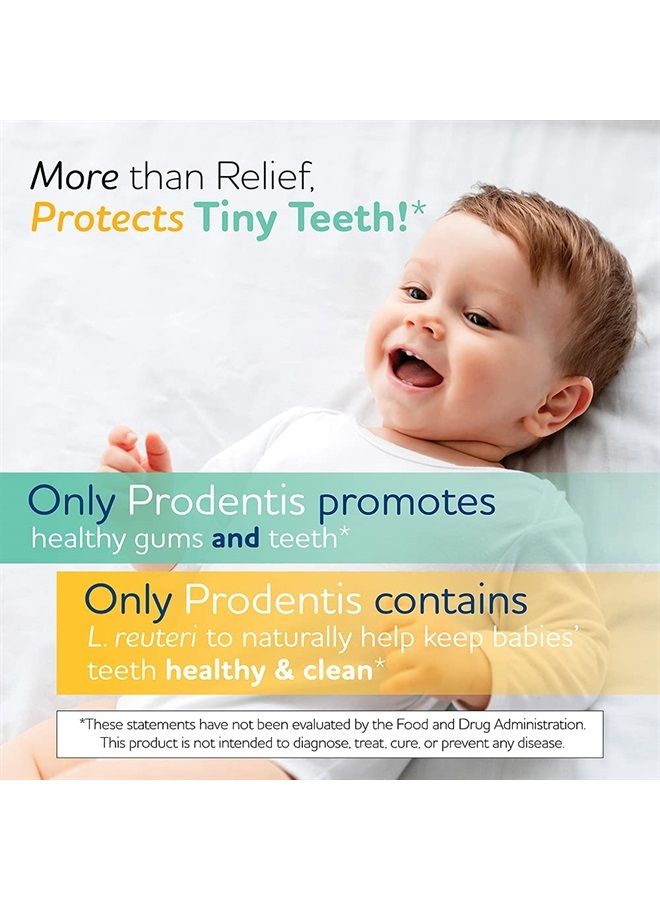 BioGaia Prodentis Baby | Oral Care for Teething Babies | Happy & Healthy Gums | Protects Tiny Teeth | Safe & Proven Probiotic | Perfect Addition to Teethers | 25 Day Supply - Image 4