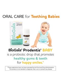 BioGaia Prodentis Baby | Oral Care for Teething Babies | Happy & Healthy Gums | Protects Tiny Teeth | Safe & Proven Probiotic | Perfect Addition to Teethers | 25 Day Supply  - Image 2