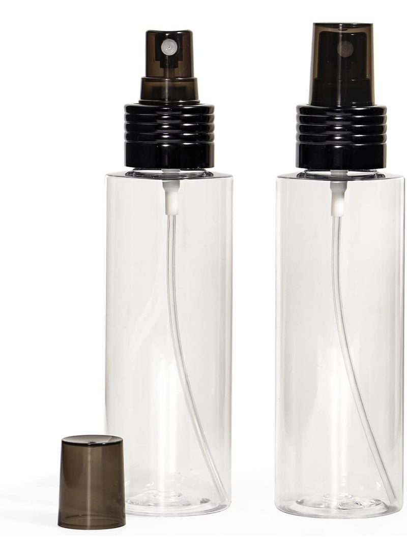 Yebeauty - Yebeauty Empty Spray Bottles for Essential Oils, 6.8oz Refillable Clear Plastic Misting Spray Bottles Atomizer Fine Mister Spray Bottle for Beauty Products, Cleaning, Pack of 2 - Image 1