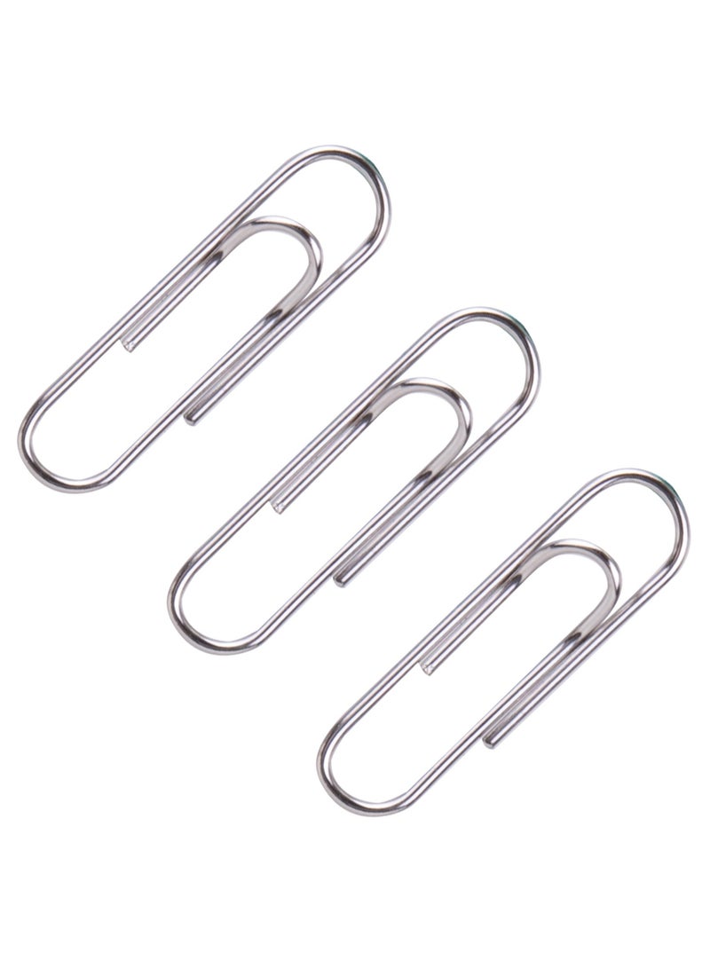 Deli E0018 Paper Clips - 29mm, Silver - Image 1