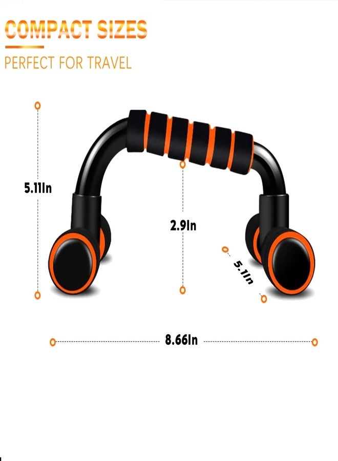Wearslim® Professional Non-Slip Push-Up Bars, Foam Padded and Angled Grip Push-Up Stands - Image 4