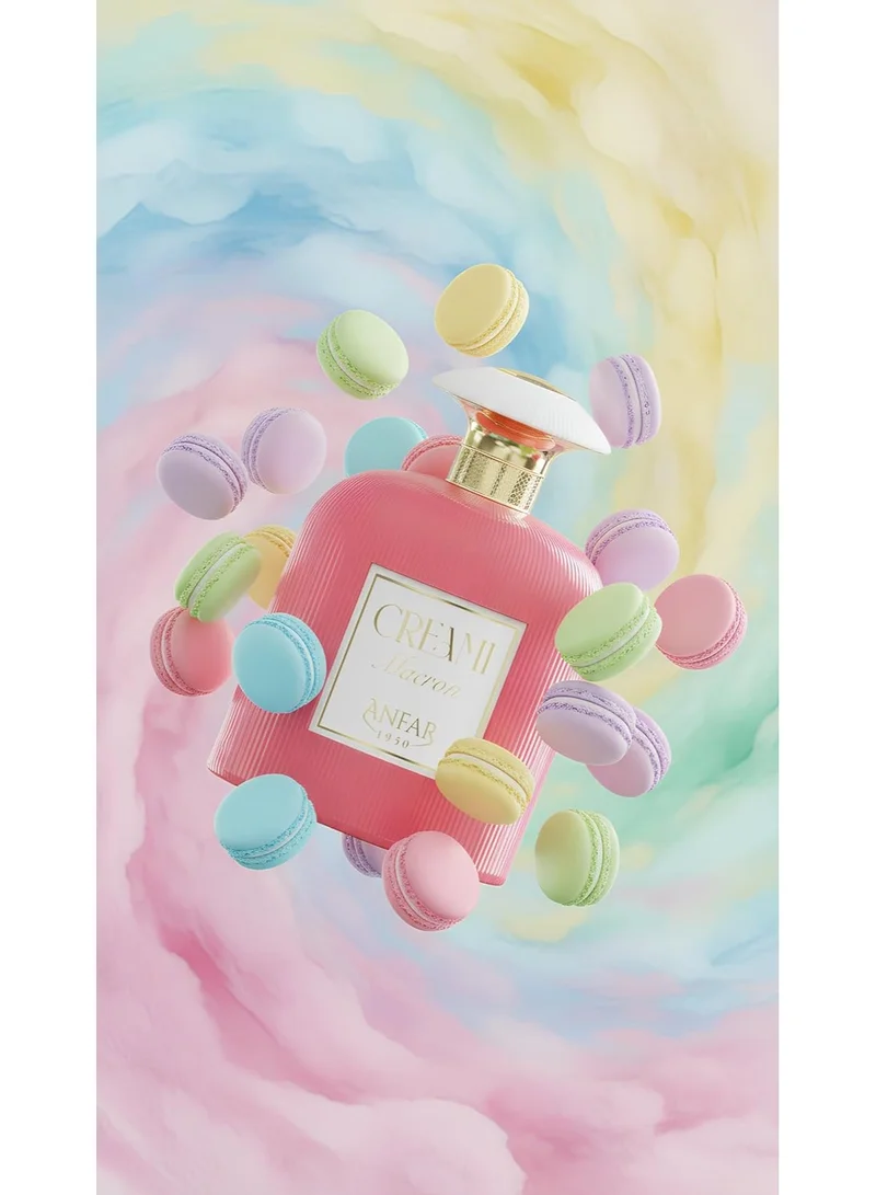 Anfar  Anfar Creami Macron Eau de Parfum 100ml – Long Lasting Women’s Gourmand Perfume with Coffee, Cocoa & Cappuccino  | Best Price UAE
