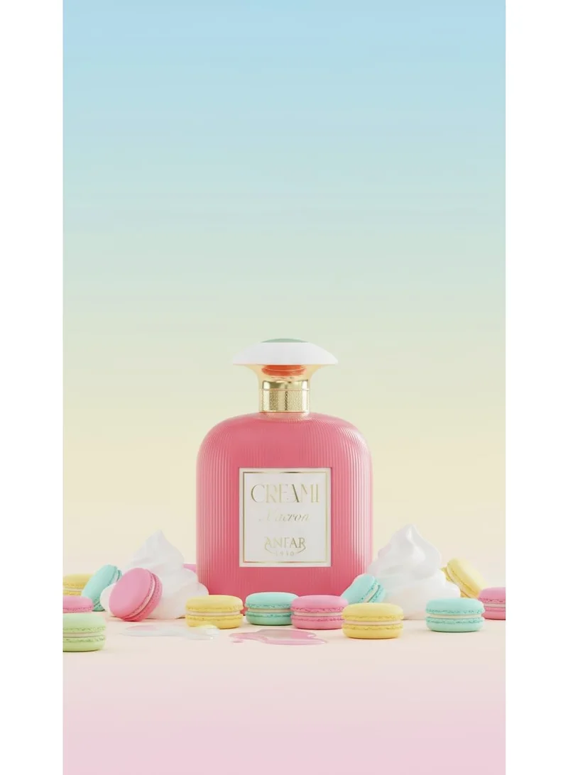 Anfar  Anfar Creami Macron Eau de Parfum 100ml – Long Lasting Women’s Gourmand Perfume with Coffee, Cocoa & Cappuccino  | Best Price UAE