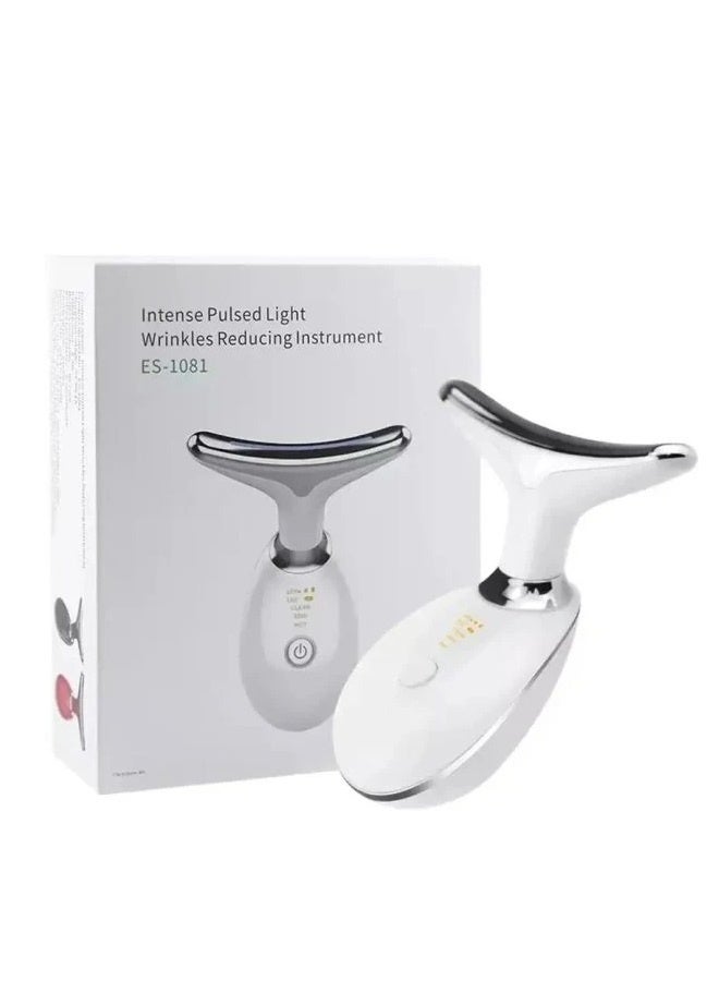 ES-1081 Anti-Aging LED Face Massager – IPL Wrinkle Reducing & Puffiness Relief Instrument, Rechargeable, Therapy Multicolour - Image 1