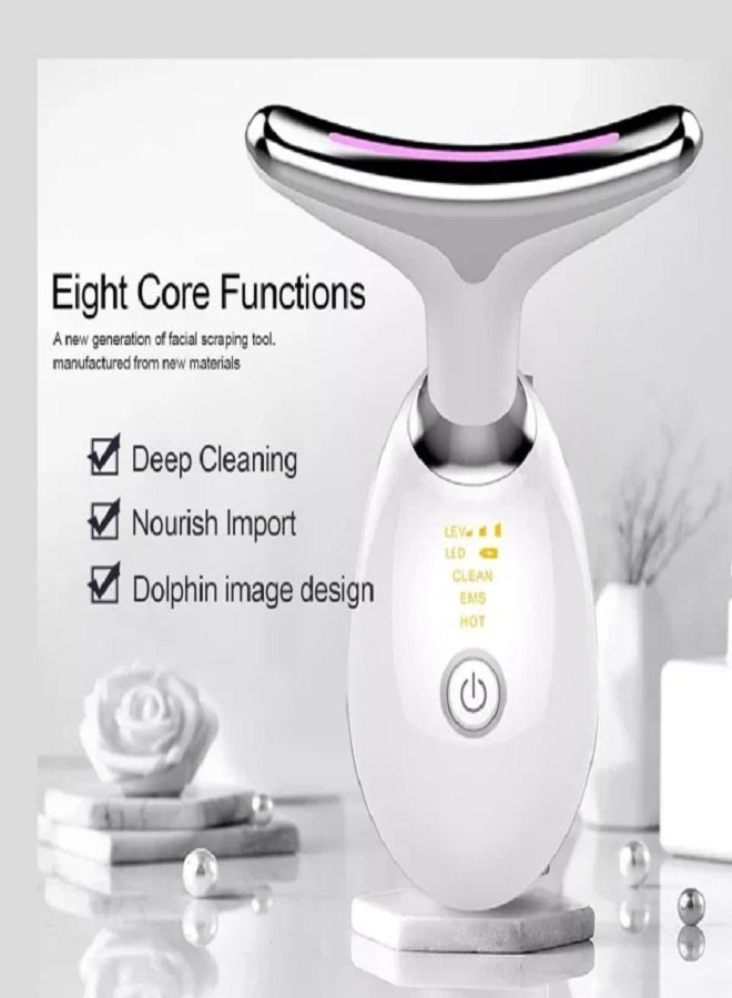 ES-1081 Anti-Aging LED Face Massager – IPL Wrinkle Reducing & Puffiness Relief Instrument, Rechargeable, Therapy Multicolour - Image 3