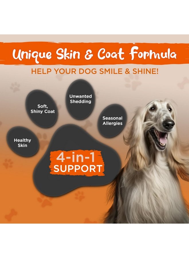 Vital Planet - Skin and Coat Powder Supplement for Dogs with Choline, Inositol, Pumpkin, Flax and Omega-3 Oils to Support a Soft Shiny Healthy Coat and for Seasonal Allergies - 60 Scoops, 111g, 3.92oz - Image 3