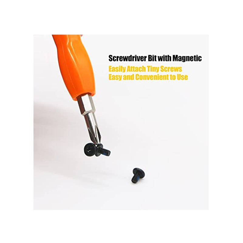 SOLARAE Multi-Bit Screwdriver, 4-IN-1 Quick Change Interchangeable Screwdriver Sets - Combination Multi Bit Screwdriver, Slotted Bits and Nut Driver - Image 4