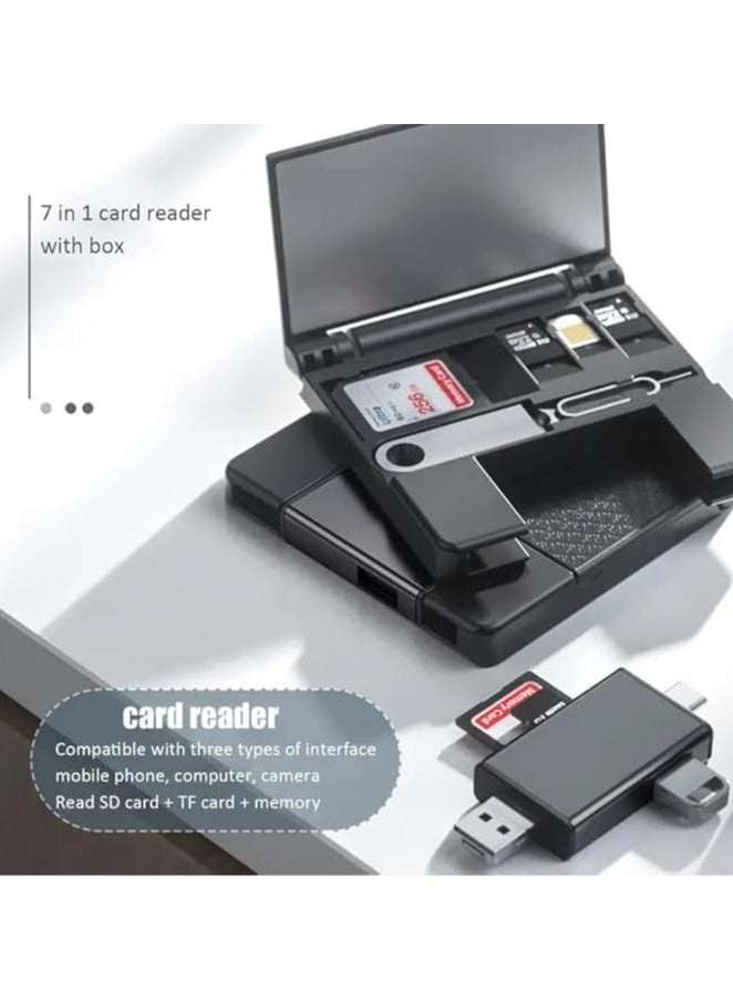 general The multi-function OTG card reader is suitable for Apple mobile phone OTG converter, external U disk SD TF camera universal - Image 3