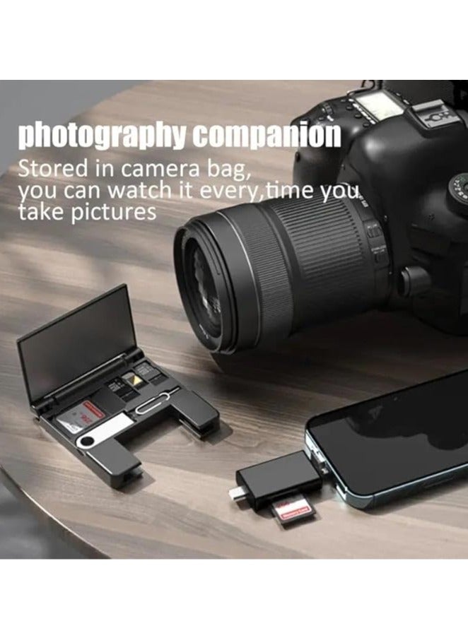 general The multi-function OTG card reader is suitable for Apple mobile phone OTG converter, external U disk SD TF camera universal - Image 2