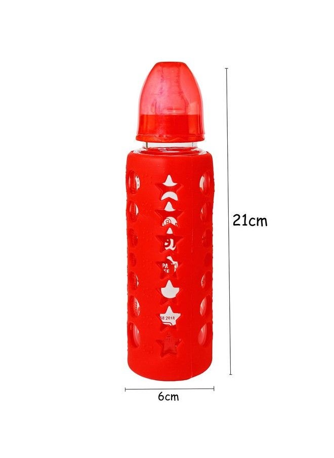 The Little Lookers High Borosilicate Glass Feeding Bottle For Baby Feeder For Newborn ;Super Soft Flow Control & Anti Colic Nipple For Infants Toddlers  - Image 5