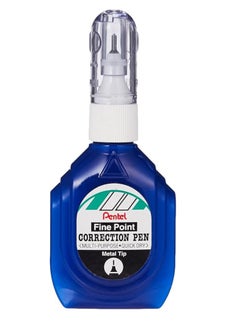 Pentel 2 Pieces Correction Pen 18ml Bottle Blue Colour  - Image 2