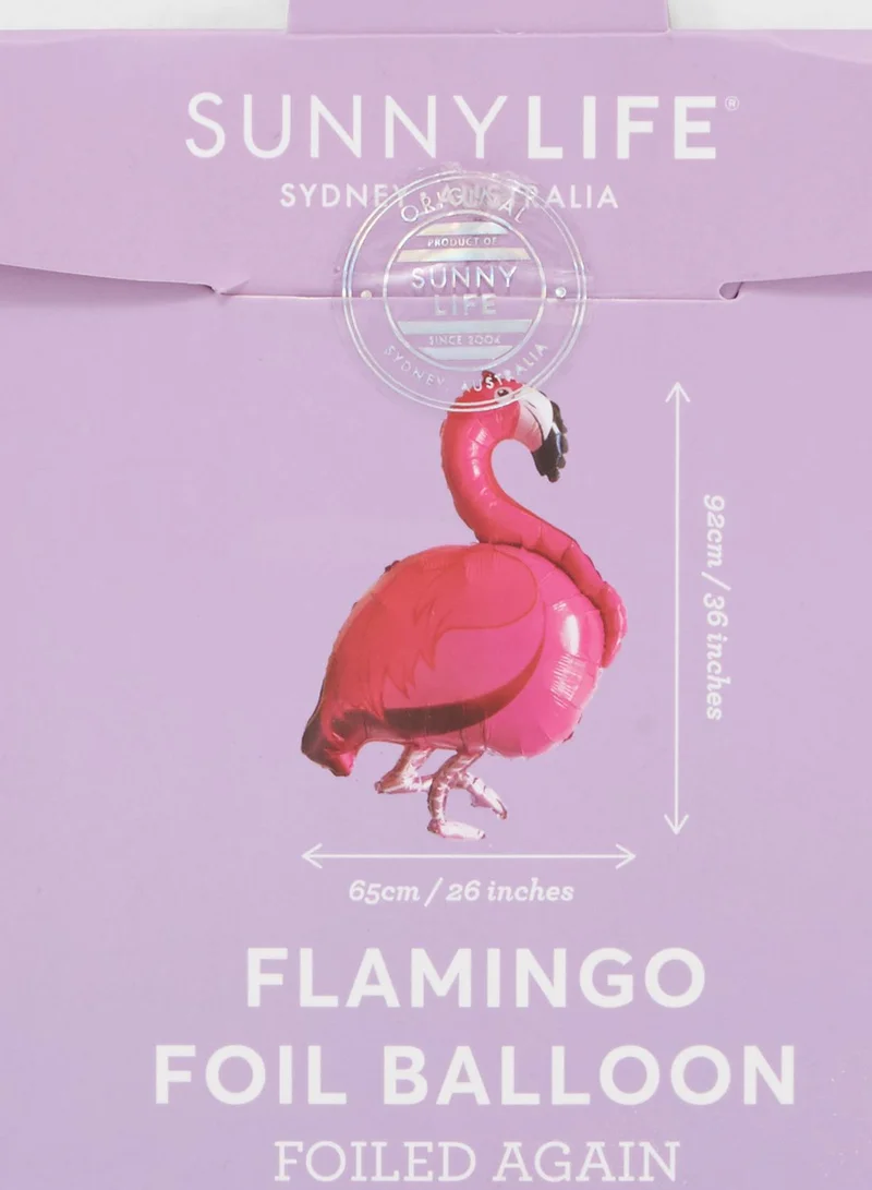 SUNNY LIFE Flamingo Foil Balloon