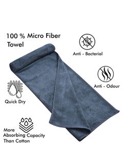 ENJOYhouse Super Soft Microfiber Bath Towel 70x140cm Ultra Absorbent and Quick Drying Towel Turquoise Green  - Image 4