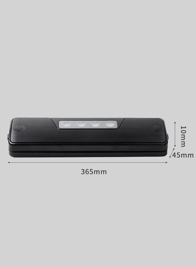 Vacuum Packing Machine Sealing Machine Vacuum Sealer Machines Food Preservation Machine Food Storage Sealing Machine Dry/Wet Preservation Fully Automatic Sealing Machine Black  - Image 2