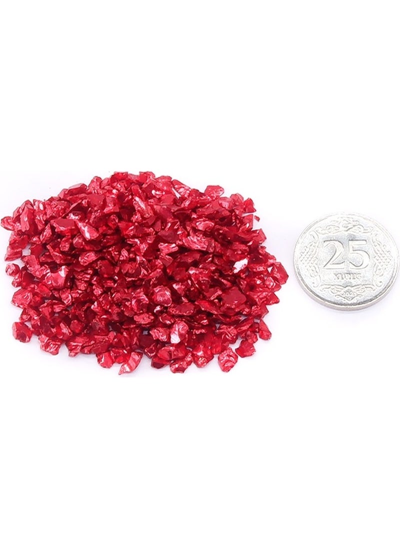 Hobizubi Broken Glass Red Tin Caviar - 100 gr Fine  - Image 4