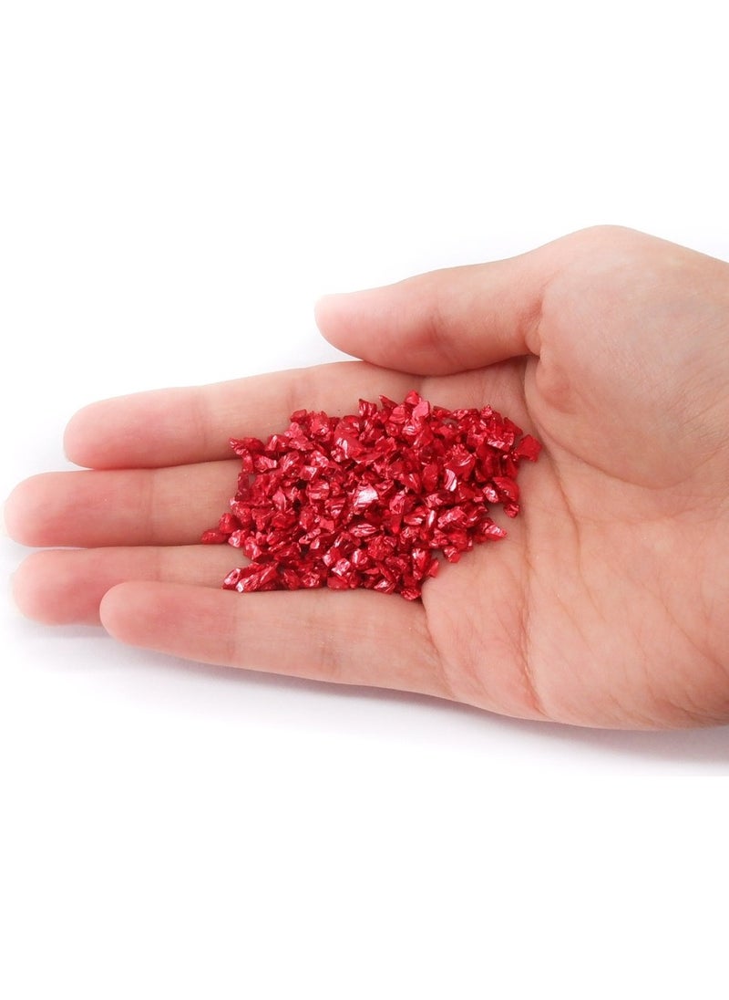 Hobizubi Broken Glass Red Tin Caviar - 100 gr Fine  - Image 3