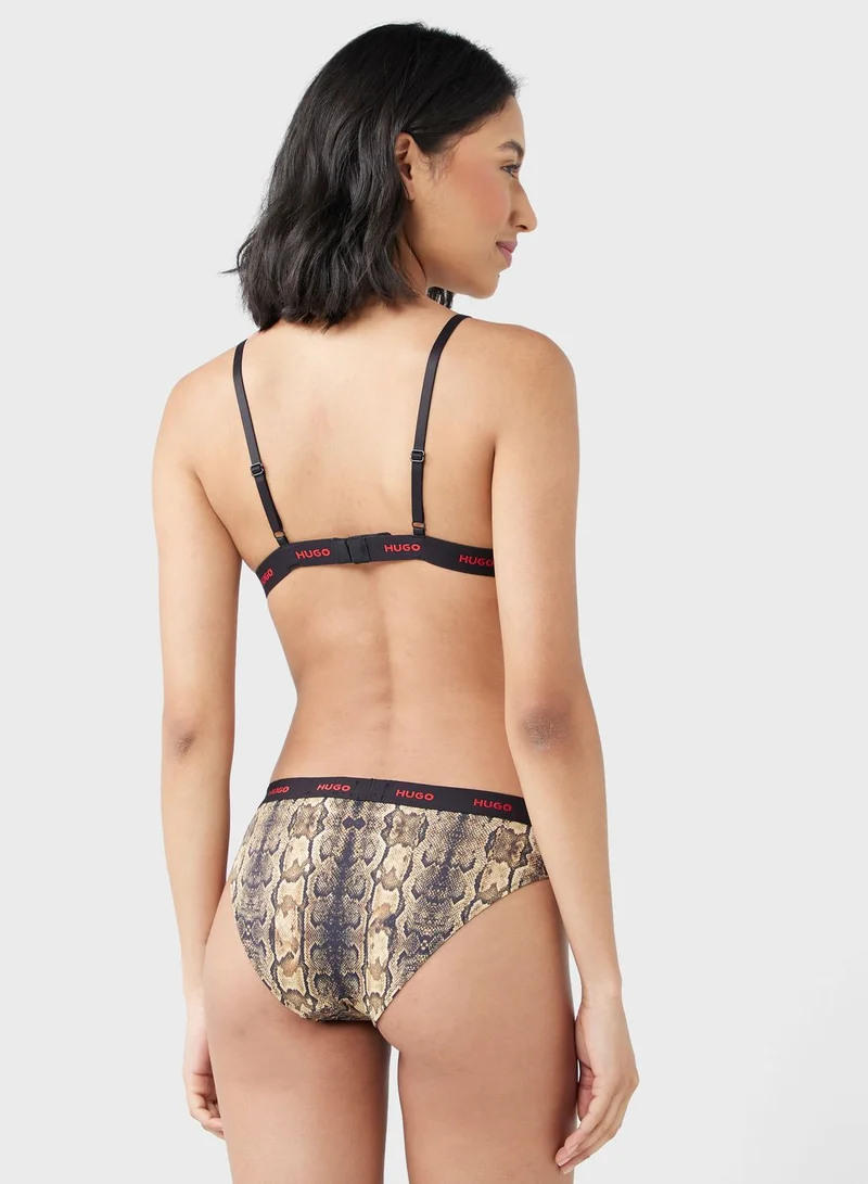 HUGO V-Neck Strap Bra