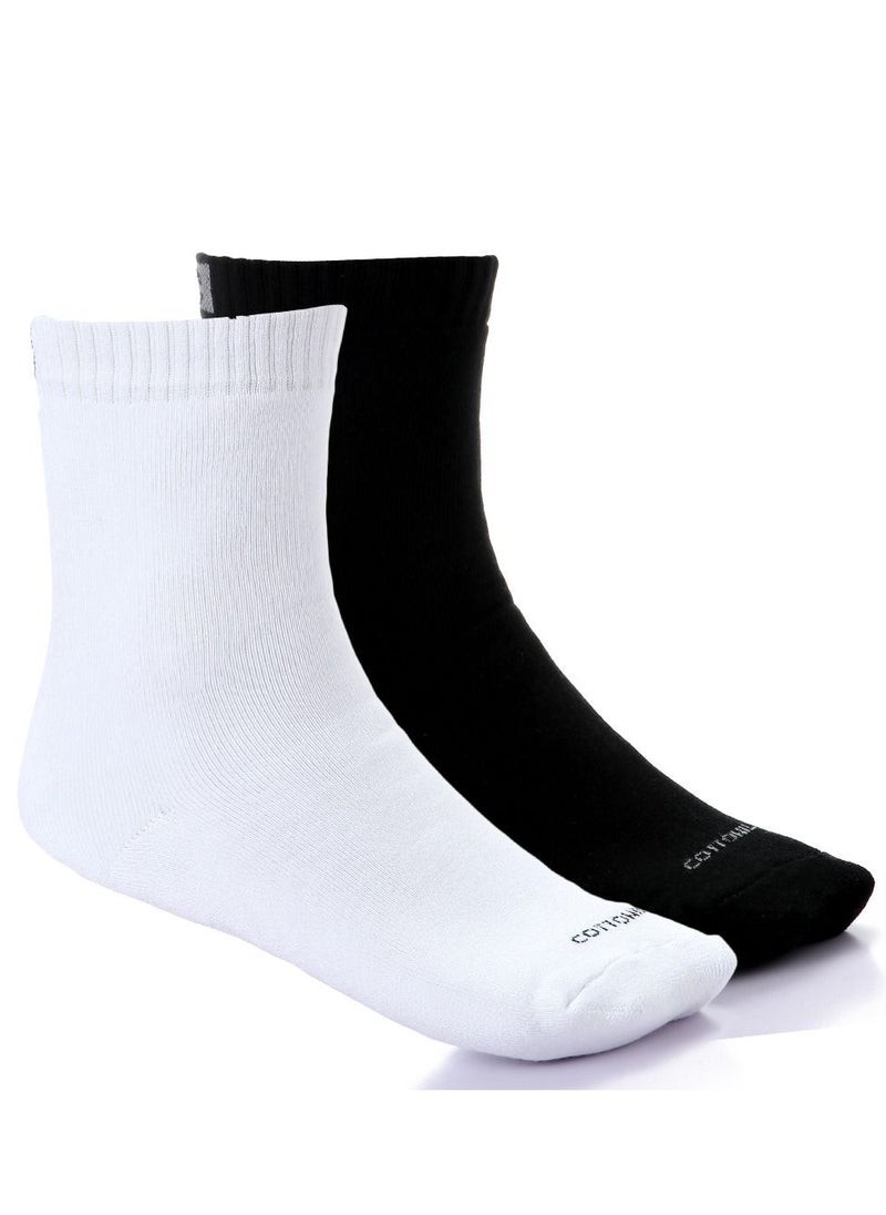 COTTONIL - Bundle Of(2) Half Towel Socks - For Men - Image 1