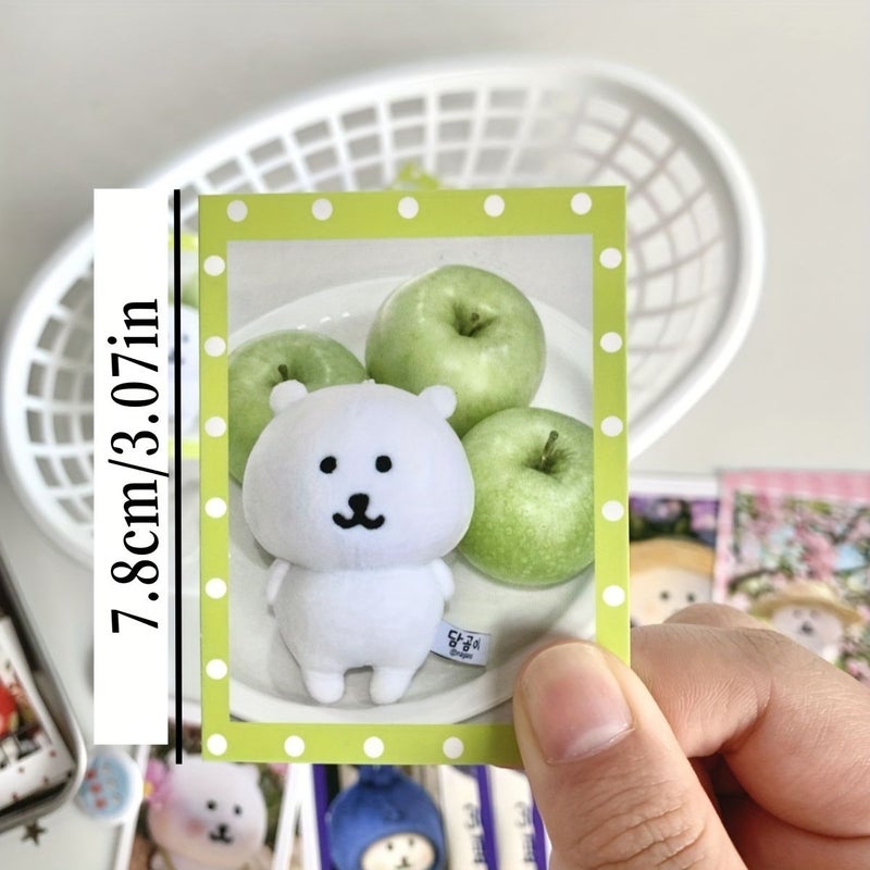20 Vintage Japanese Style Little White Bear Postcards Hand Account Decorations Niche Gift For Friends - Image 2