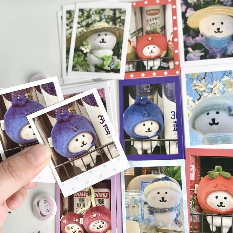 20 Vintage Japanese Style Little White Bear Postcards Hand Account Decorations Niche Gift For Friends - Image 4