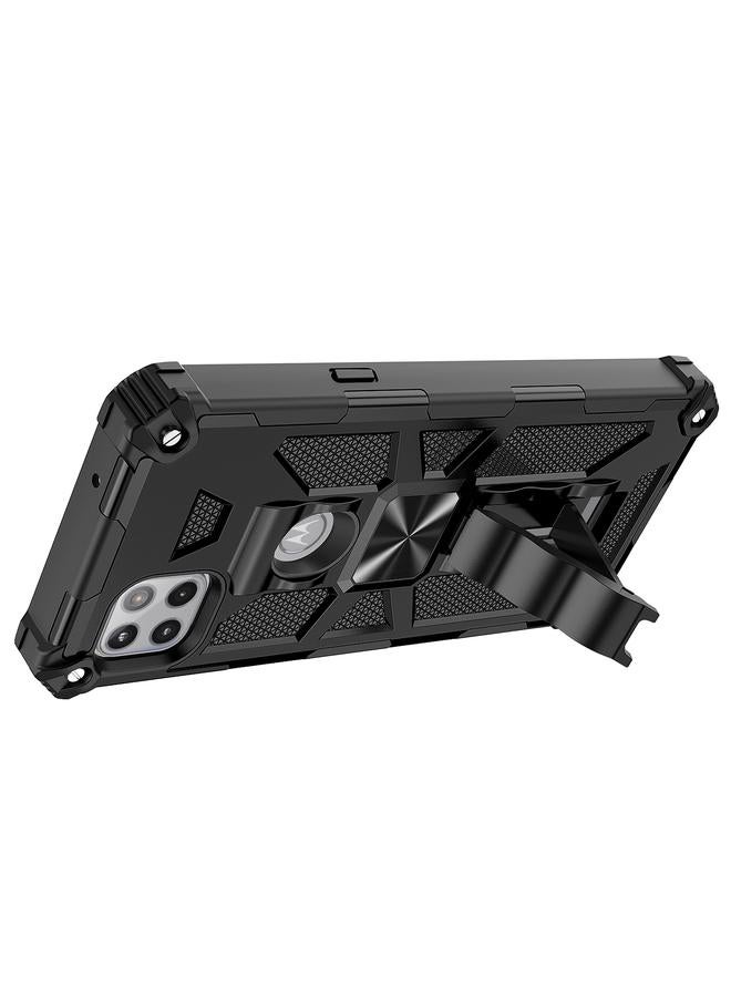 erorex Case For Motorola Moto One 5G Ace Shockproof TPU + PC Magnetic Protective Case with Holder  - Image 3