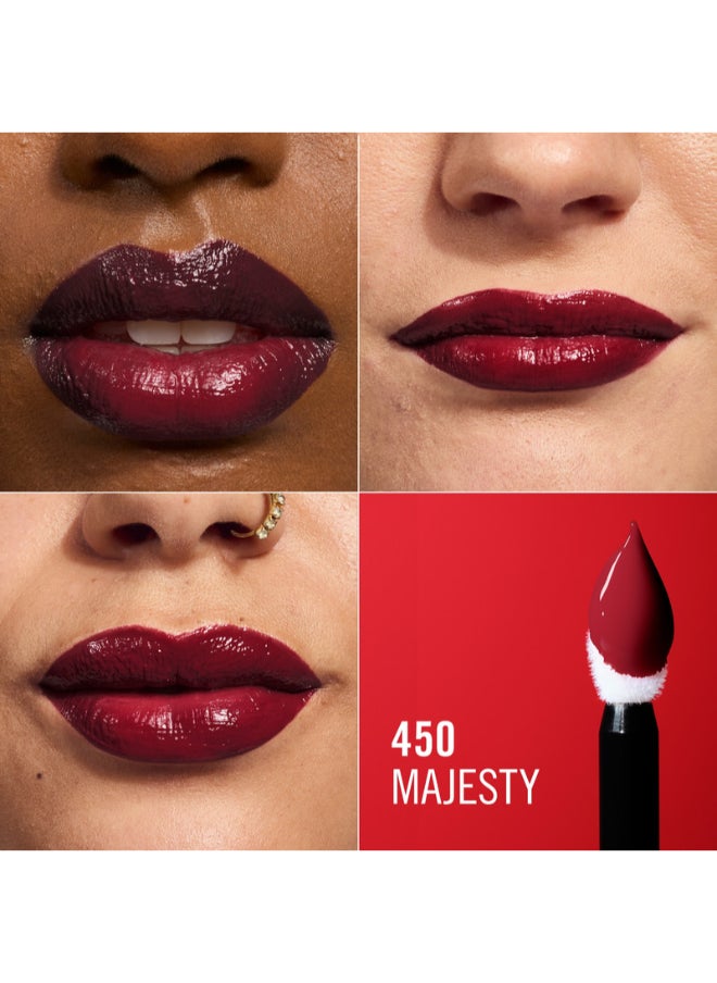 RIMMEL LONDON - Thrill Seeker Lip Latex - 450 - Majesty, 6ml - Image 1