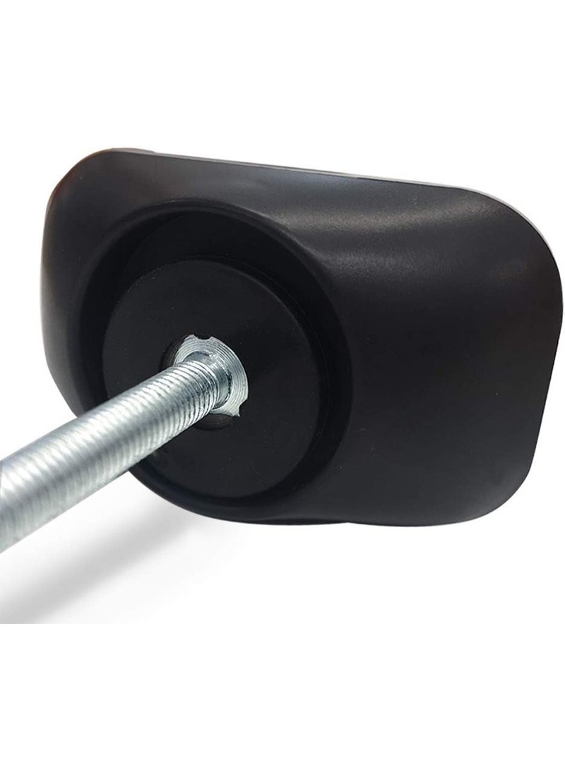 Vmaisi Baby Gate Extender Wall Protector - Pressure Mounted Gates Extension Kit Extends Child Safety Gates and Protect Walls & Doorways from Pet & Dog Gates - Work on Stairs (Black) - Image 2