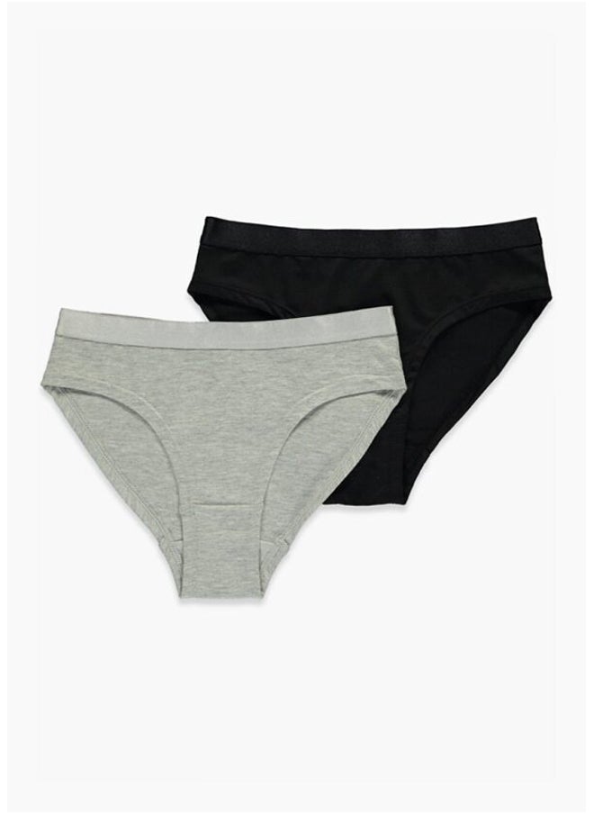 Matalan Girls 2 Pack Briefs 