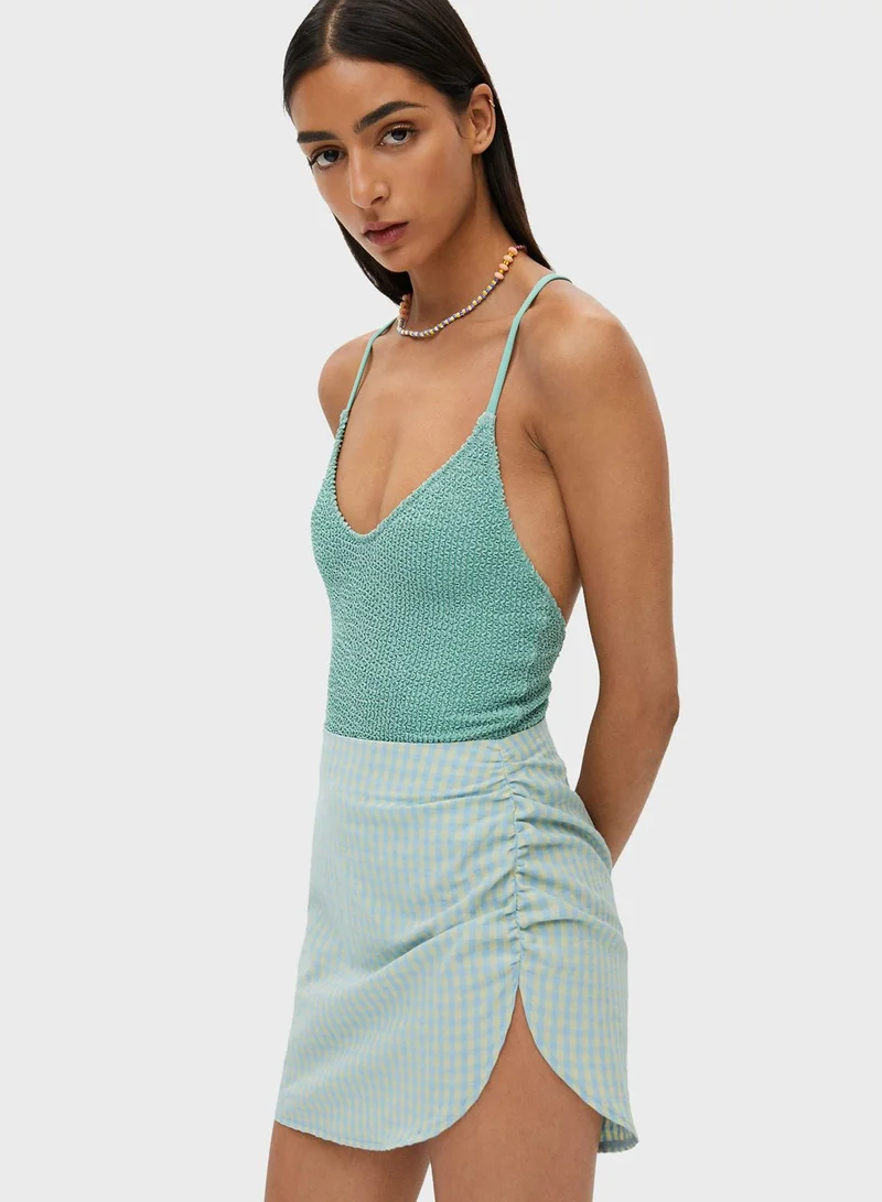 مانجو تنورة قصيرة بطبعات