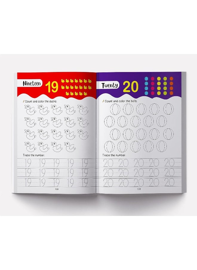 null - My Super Fun Preshool Activity Workbook for Children : Pattern Writing, Colors, Shapes, Numbers 1-10, Early Math, Alphabet, Brain Booster Activities, Following Directions and Interactive Activities - Image 1