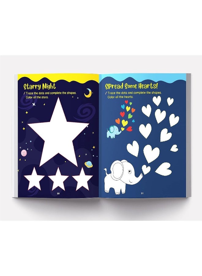 null - My Super Fun Preshool Activity Workbook for Children : Pattern Writing, Colors, Shapes, Numbers 1-10, Early Math, Alphabet, Brain Booster Activities, Following Directions and Interactive Activities - Image 1