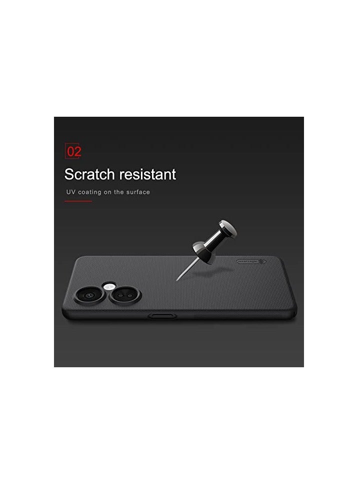 general Case for OnePlus Nord CE 3 5G / Oppo K11 Case,Super Frosted Shield Pro Matte All-Round Protection Anti-scratch Slim Anti-fall Luxury PC Hard Protection Back Cover for 1+Nord CE 3 5G /Oppo K11 Black - Image 2